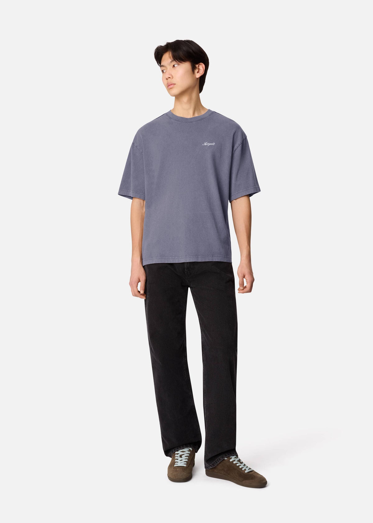 Honor Washed T-Shirt - Smoke Grey - image 4