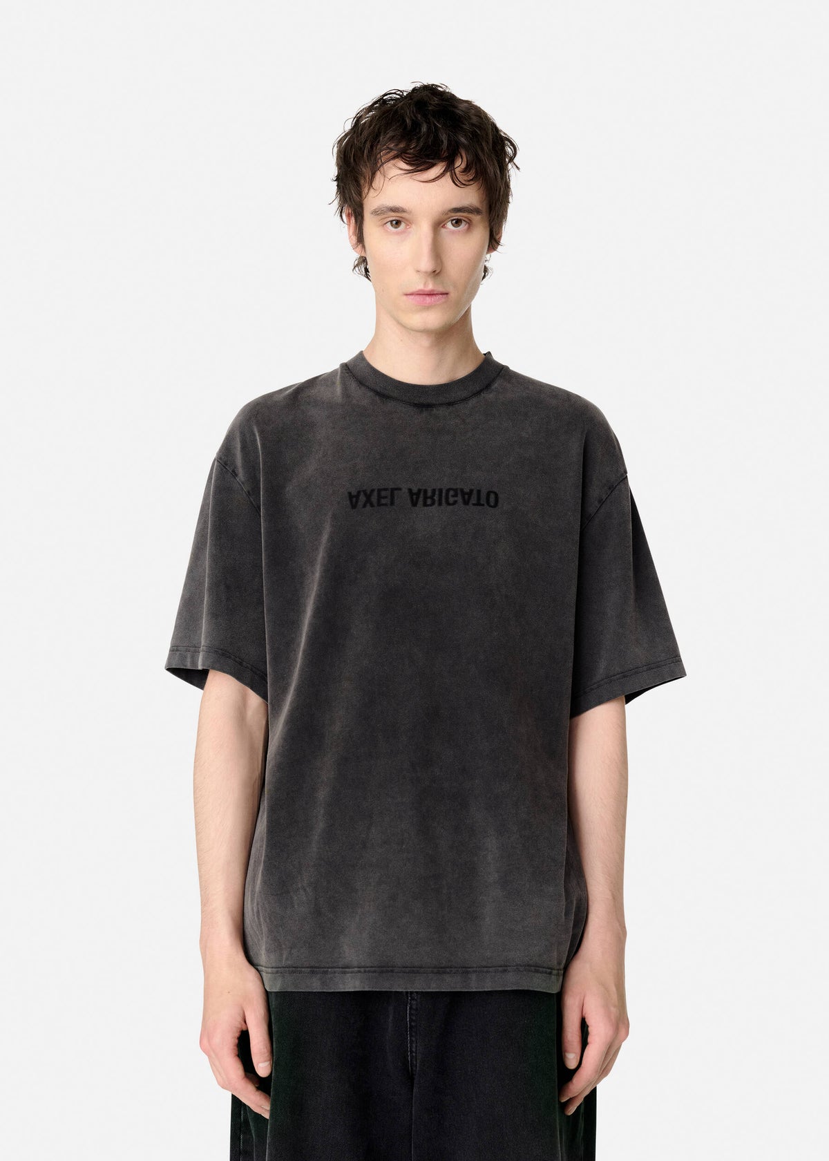 Distort Washed T-Shirt - Black - image 2