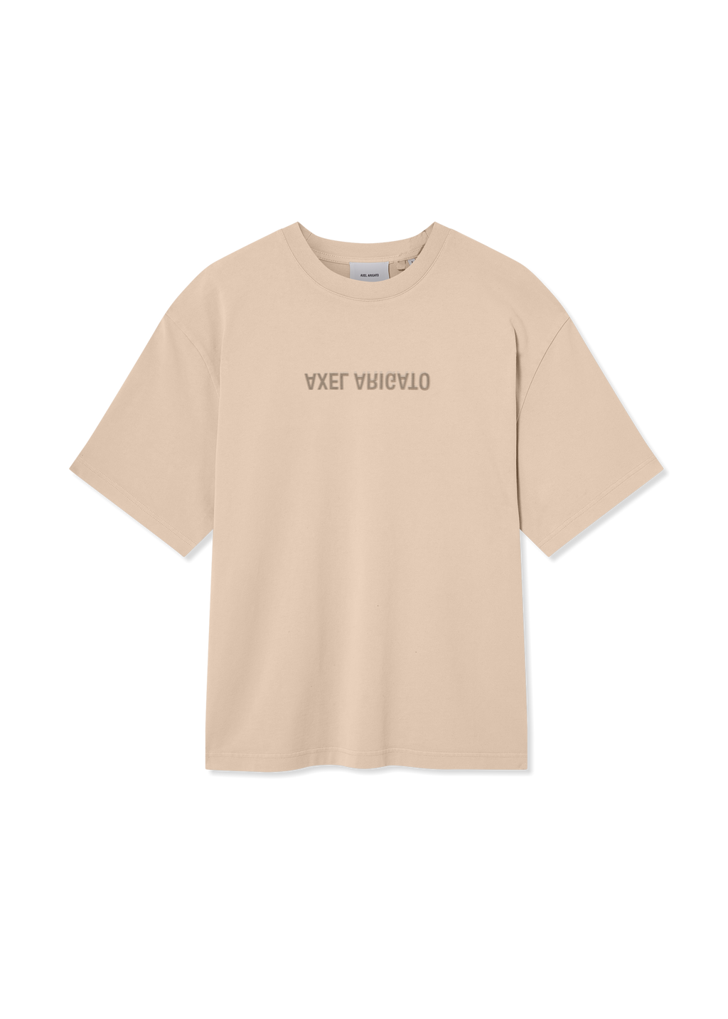 Distort Washed T-Shirt - Dark Beige - image 1