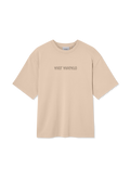 Distort Washed T-Shirt - Dark Beige - image 1