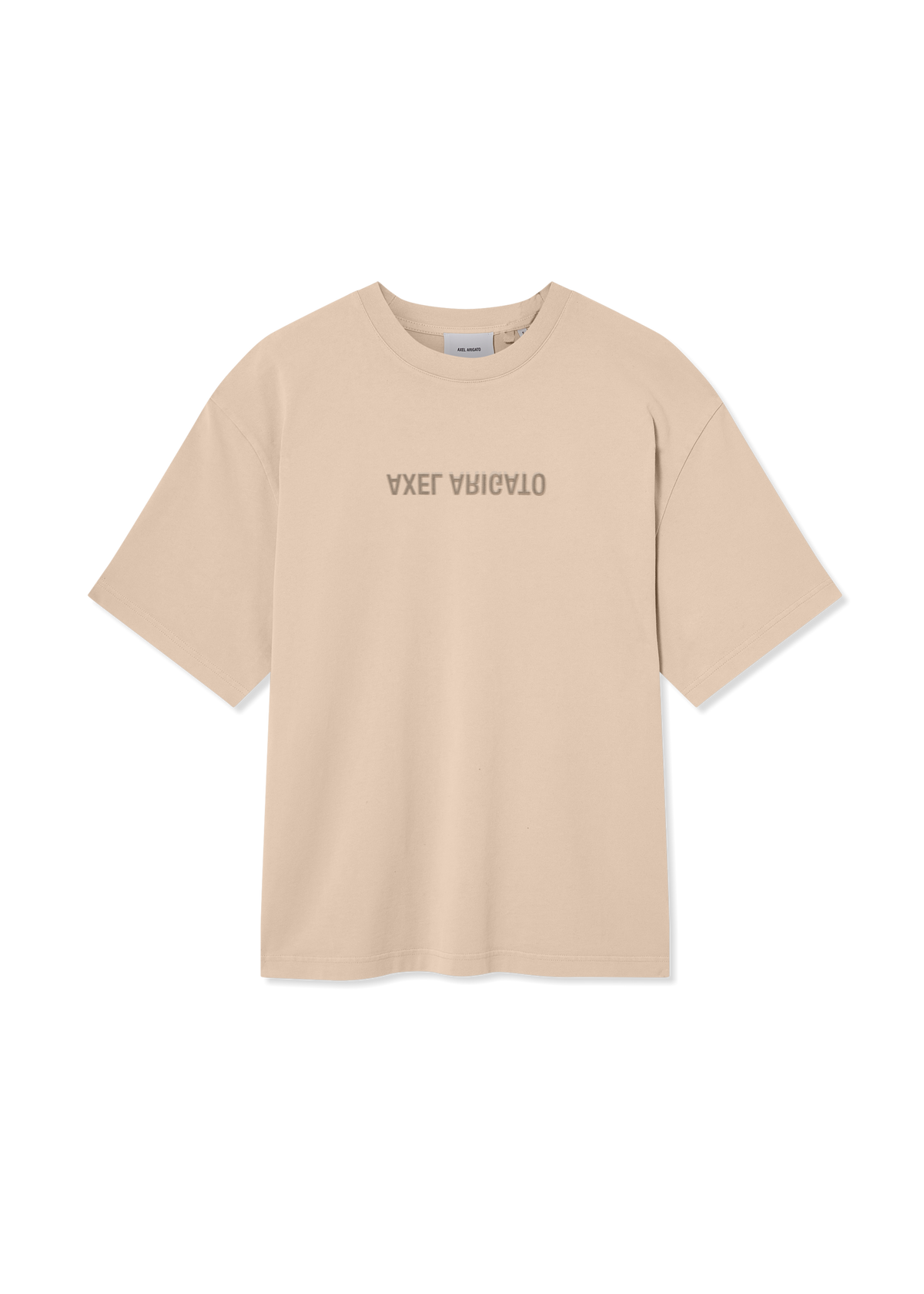 Distort Washed T-Shirt - Dark Beige - image 1