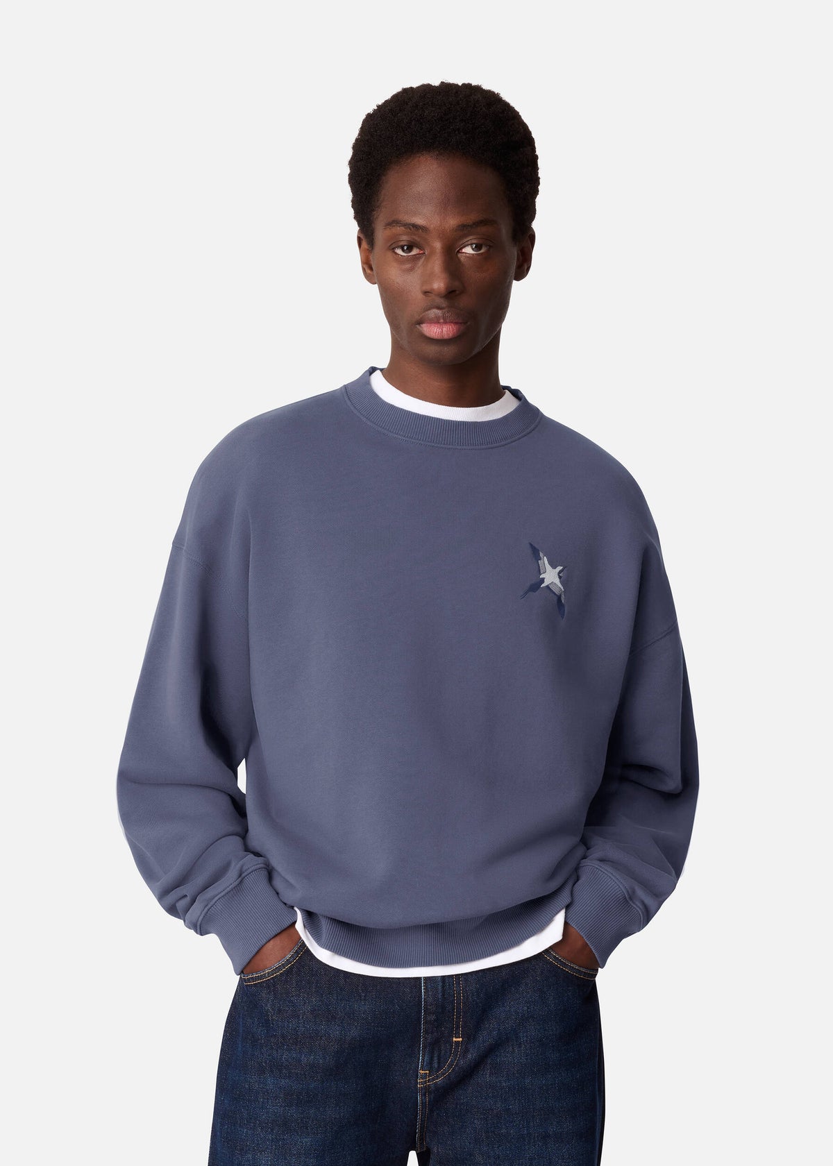 Micro Bee Bird Sweatshirt - Smoke Grey - image 2