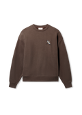Micro Bee Bird Sweatshirt - Coffee Brown - image 1