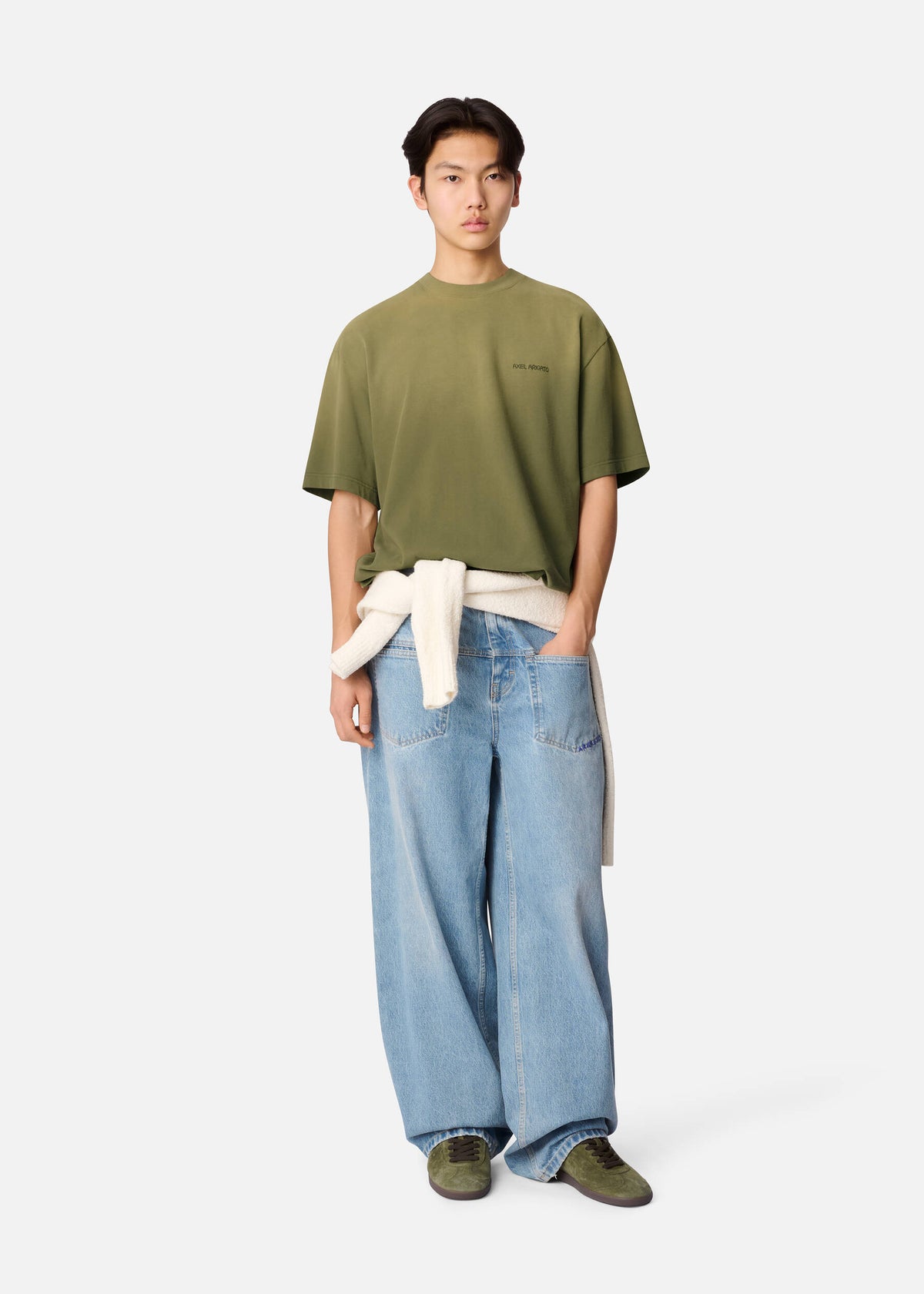 Gradient T-Shirt - Olive Green - image 4