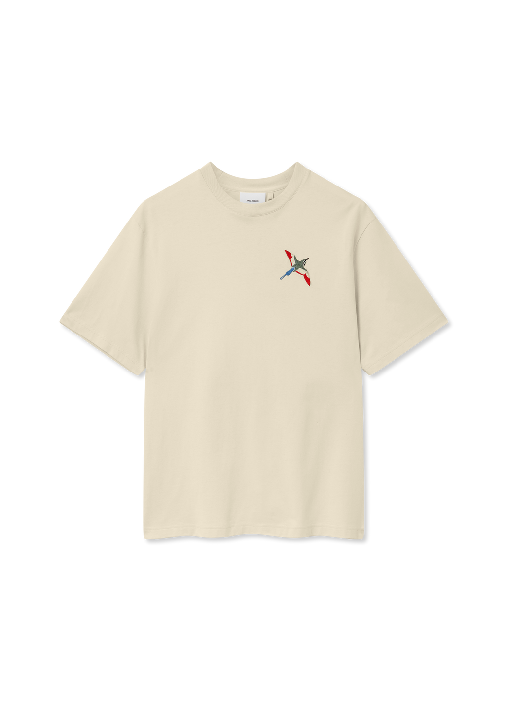 Micro Bee Bird T-Shirt - Pale Beige - image 1
