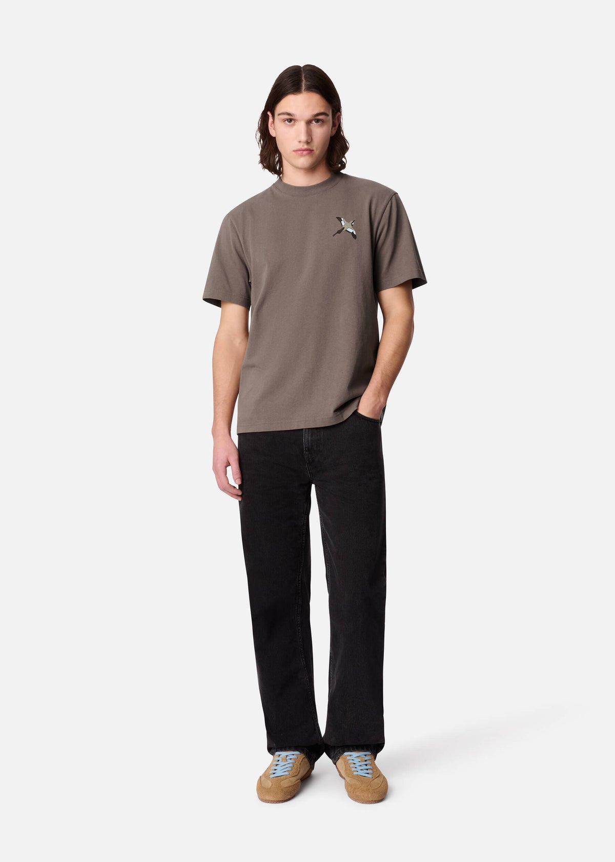 Micro Bee Bird T-Shirt - Coffee Brown - image 4