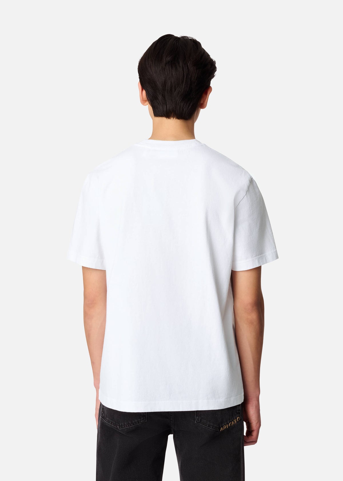Micro Bee Bird T-Shirt - White/Orange - image 3