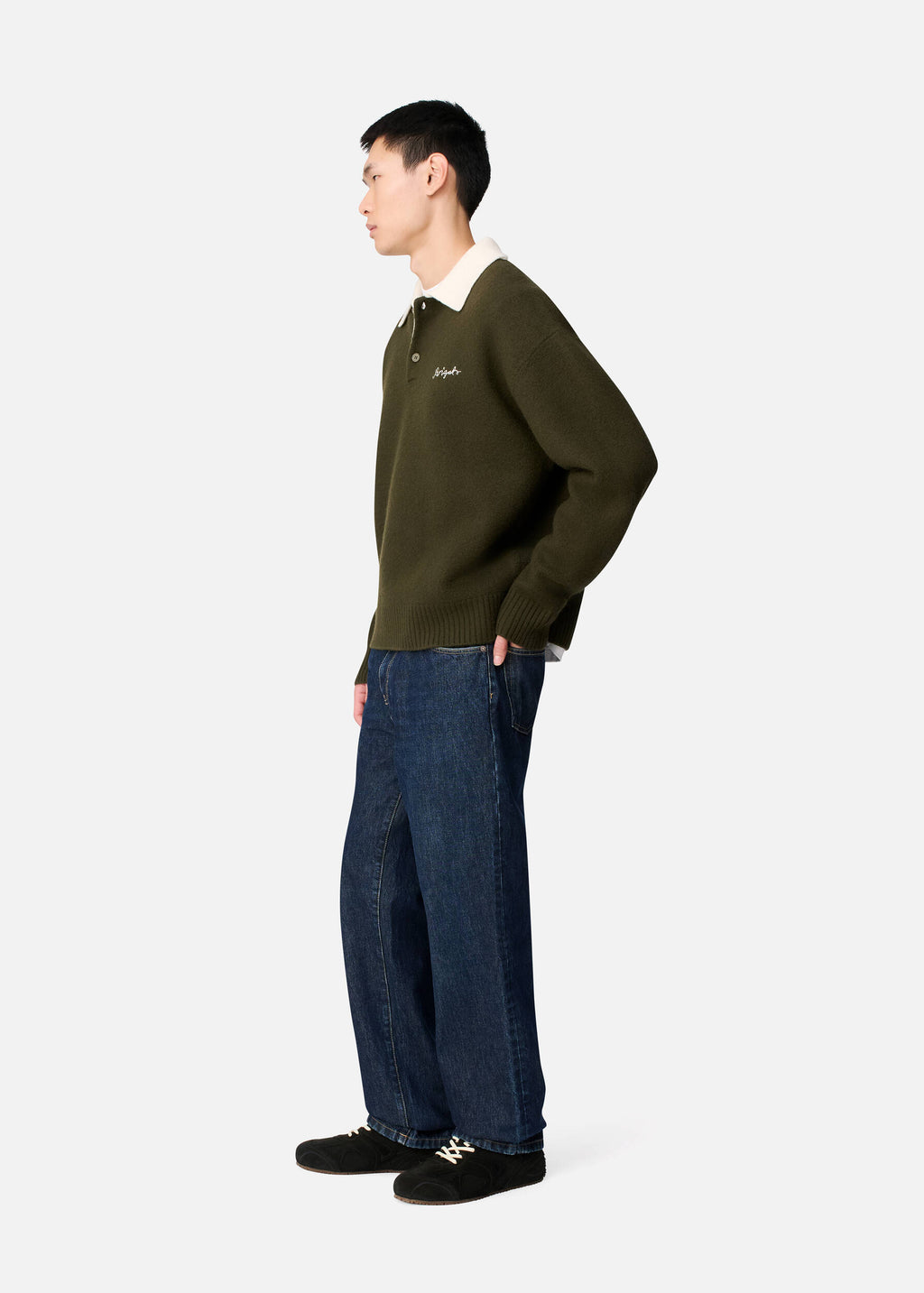 Archive Straight Jeans - Dark Blue - image 5