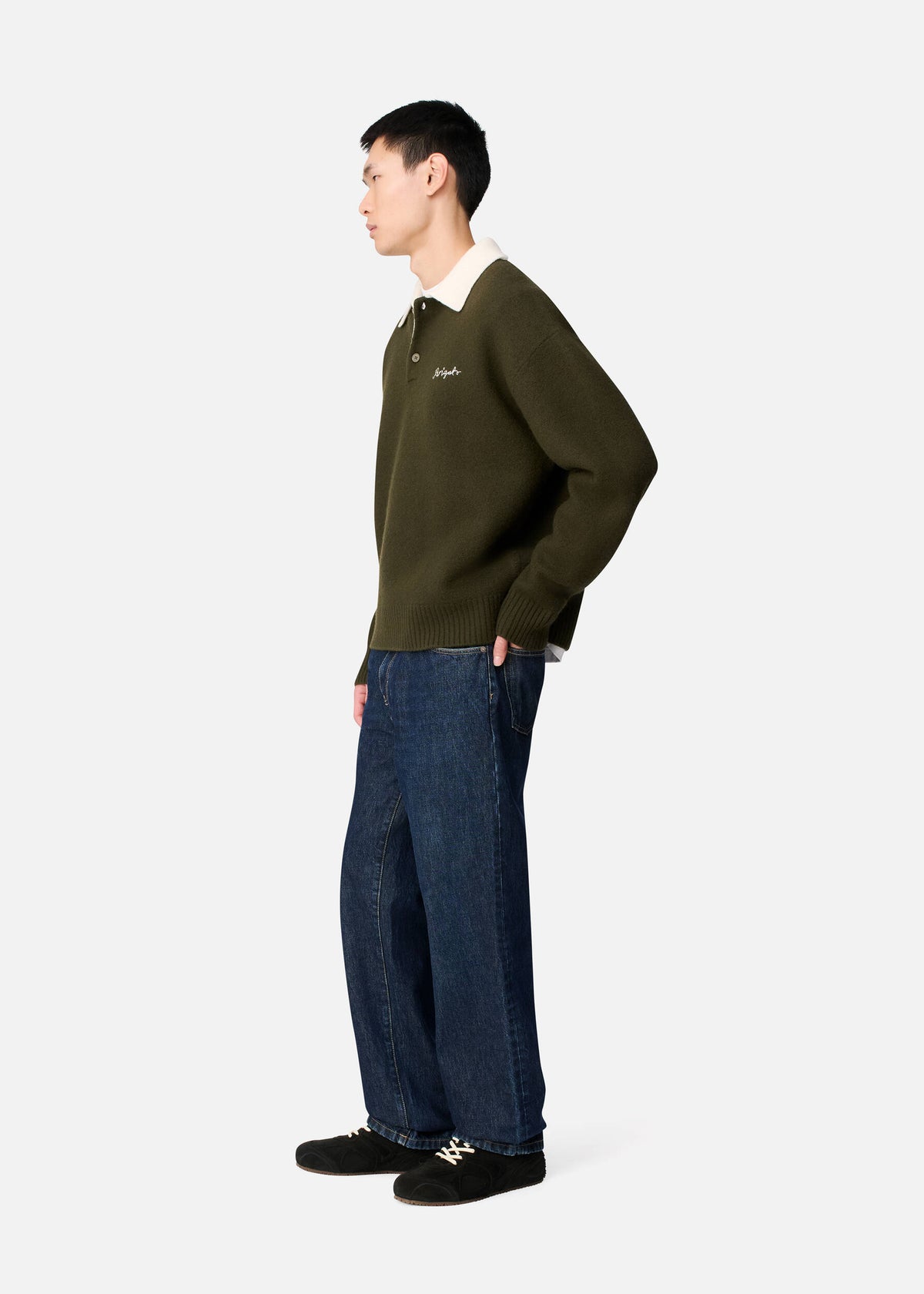 Archive Straight Jeans - Dark Blue - image 5