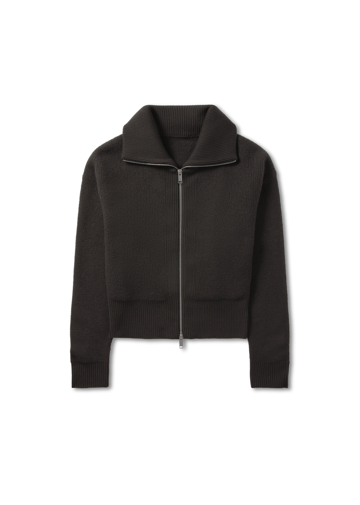 Verve Zip-Up Cardigan - Dark Grey - image 1