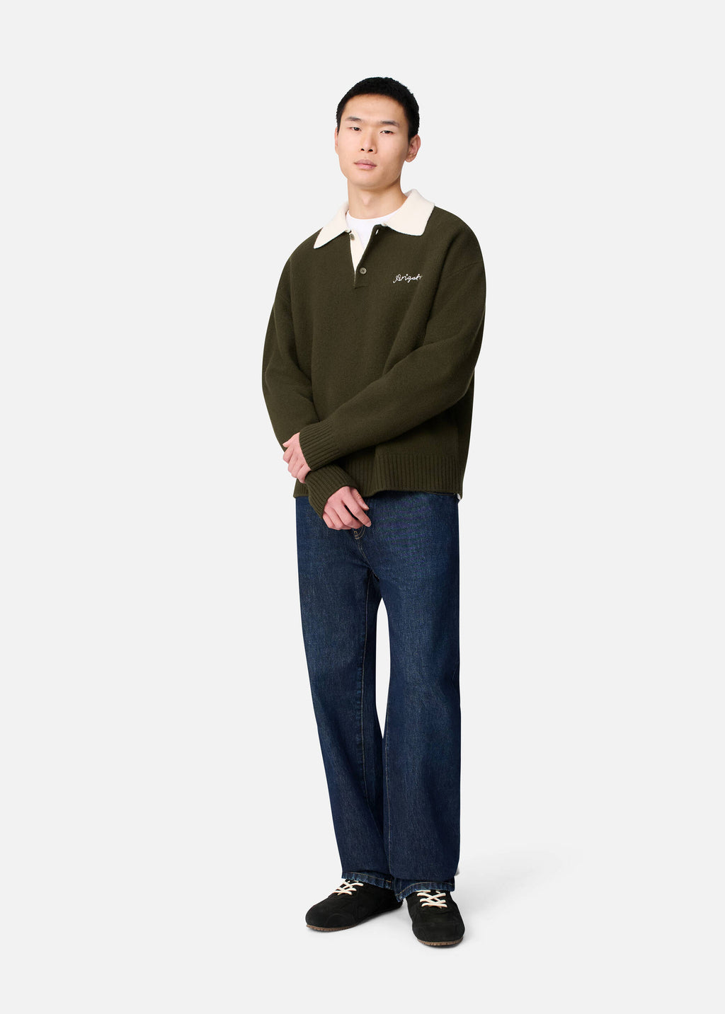 Sonny Polo Sweater - Dark Green - image 4