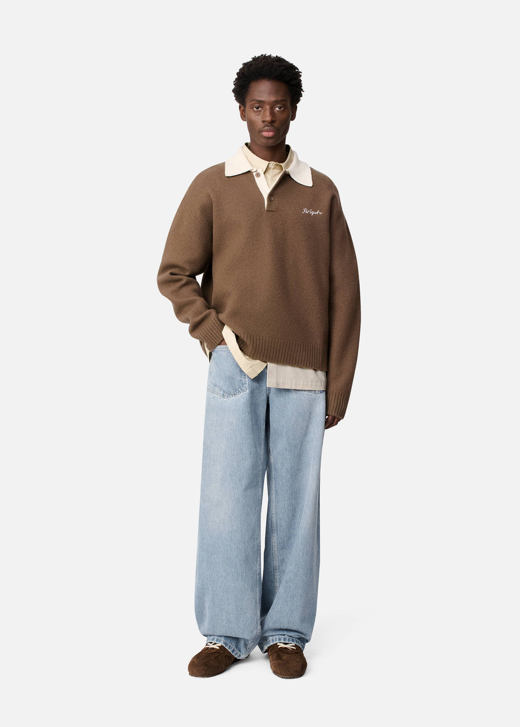 Sonny Polo Sweater - Mid Brown - image 4