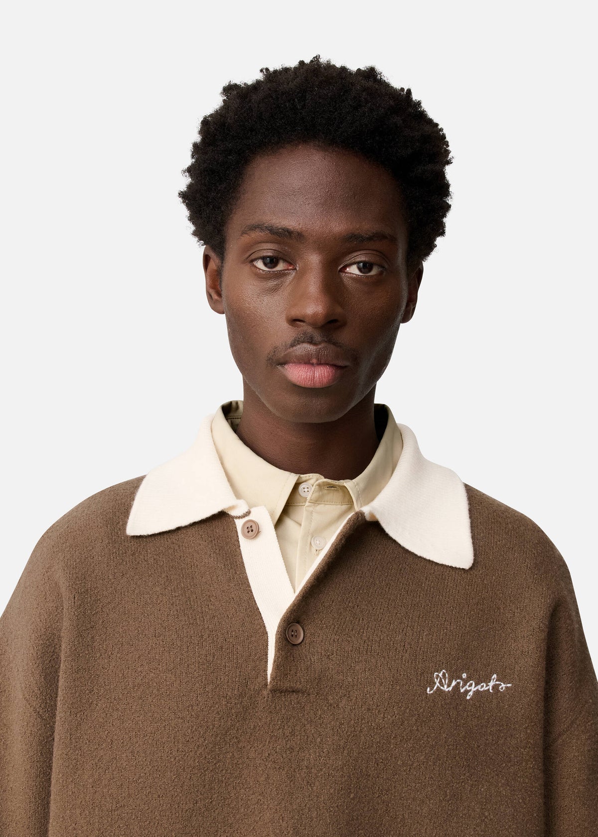 Sonny Polo Sweater - Mid Brown - image 6