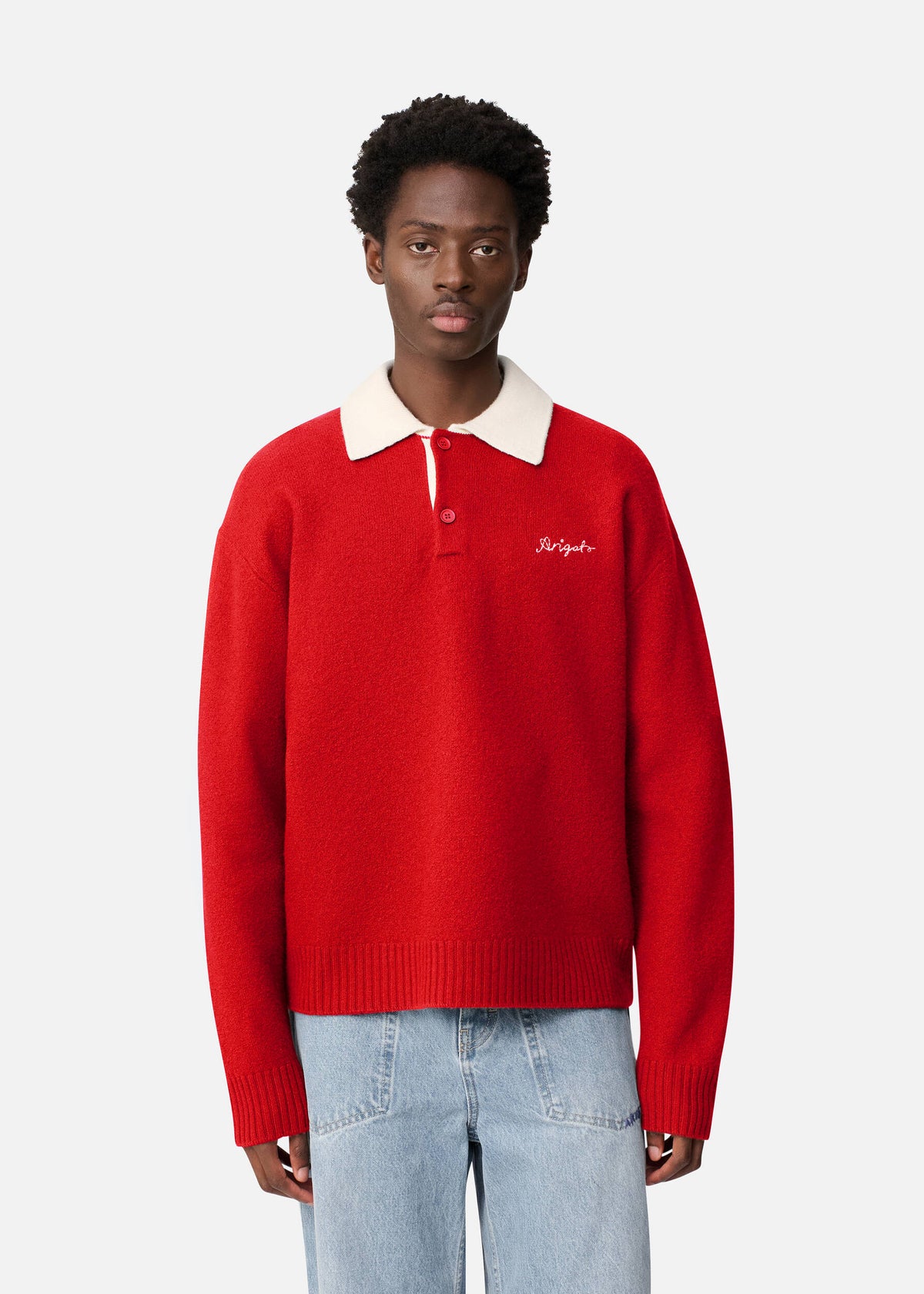 Sonny Polo Sweater - Red - image 2