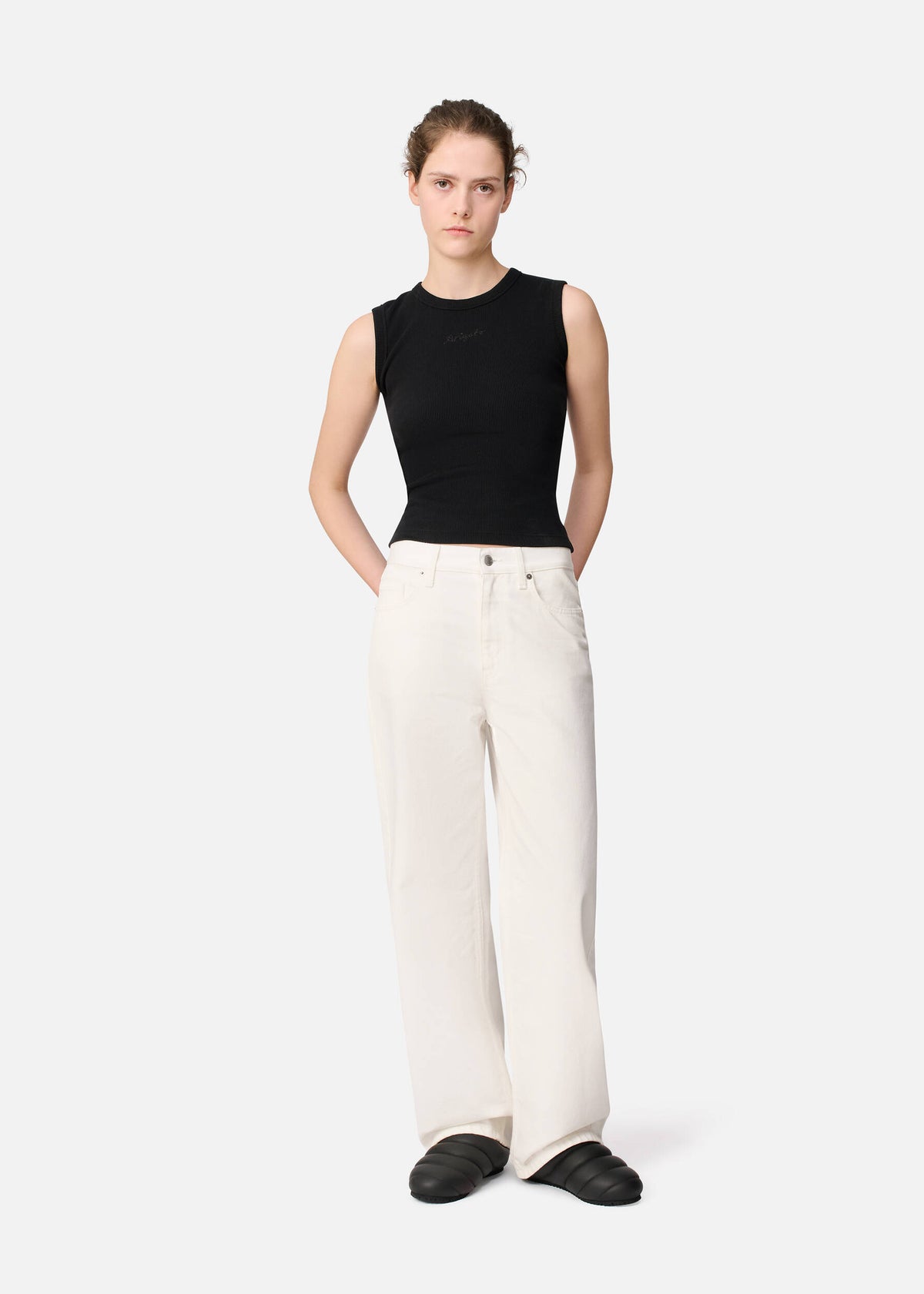 Lidia Straight Jeans - White - image 4