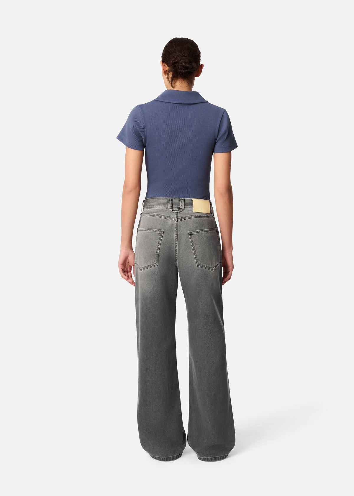 Lidia Straight Jeans - Grey - image 3
