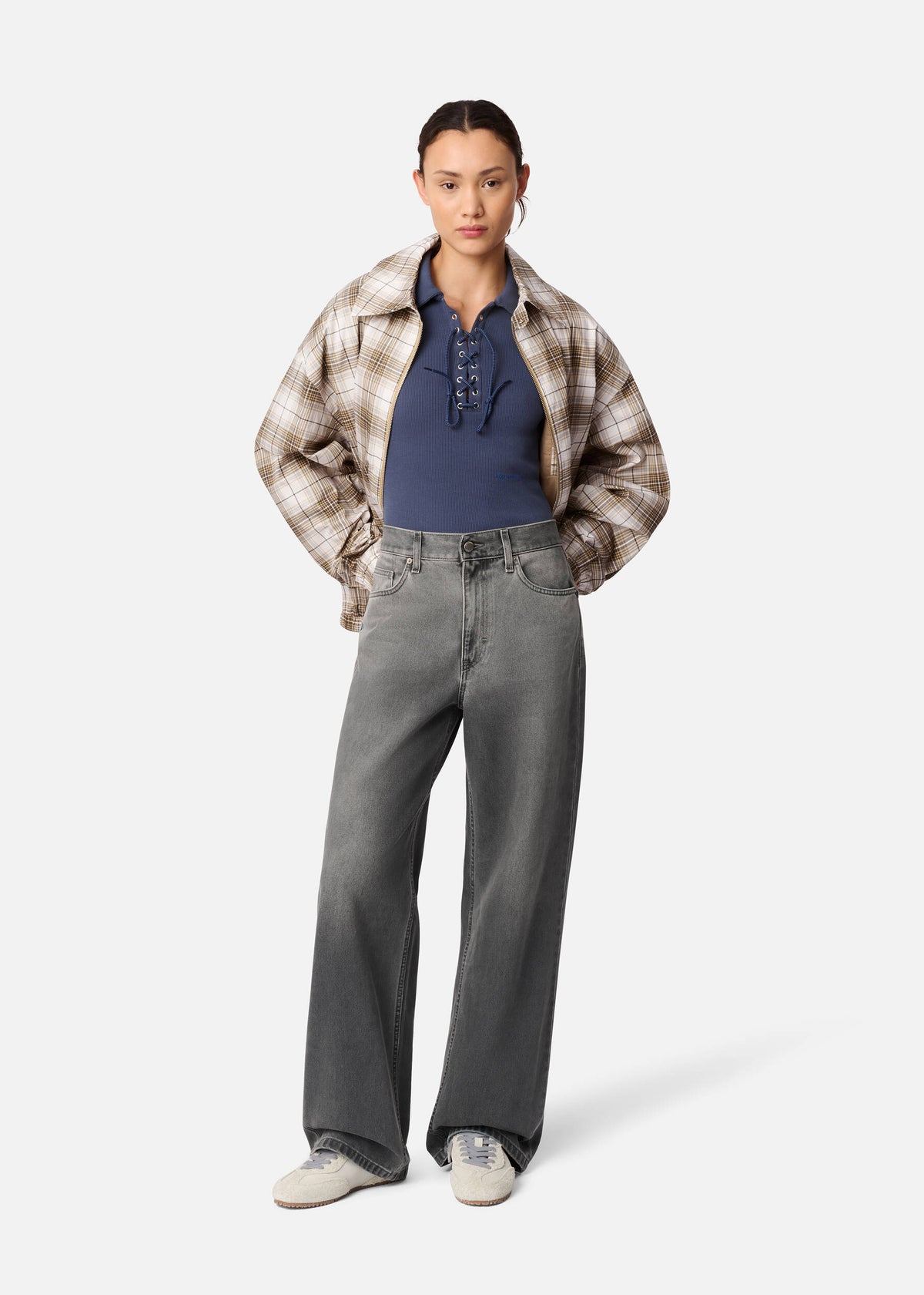 Lidia Straight Jeans - Grey - image 6