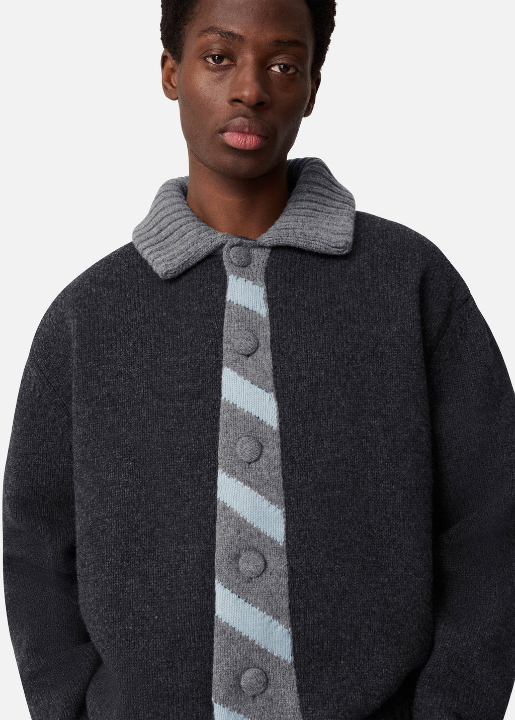 Tether Tie Cardigan - Dark Grey - image 5