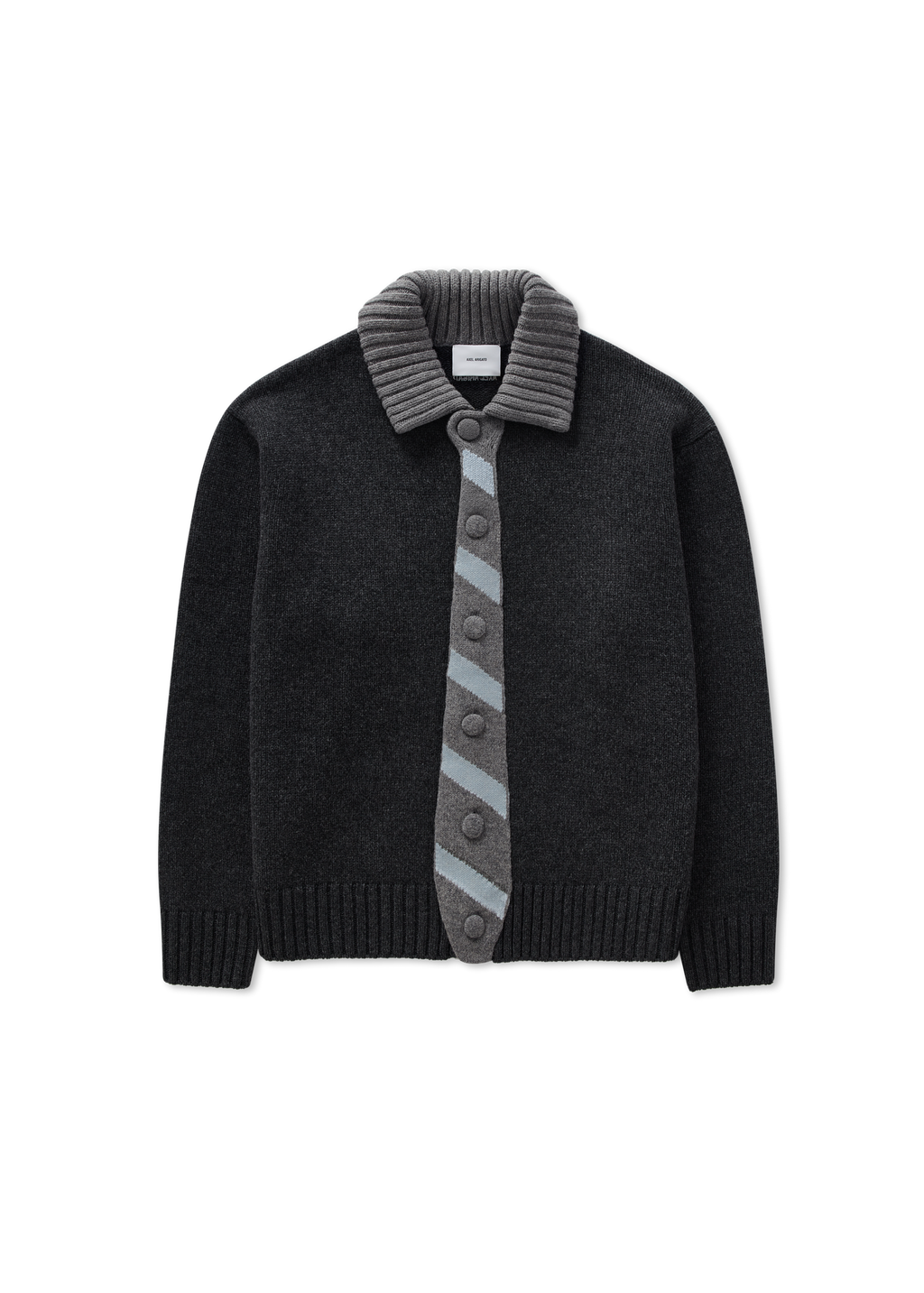 Tether Tie Cardigan - Dark Grey - image 1