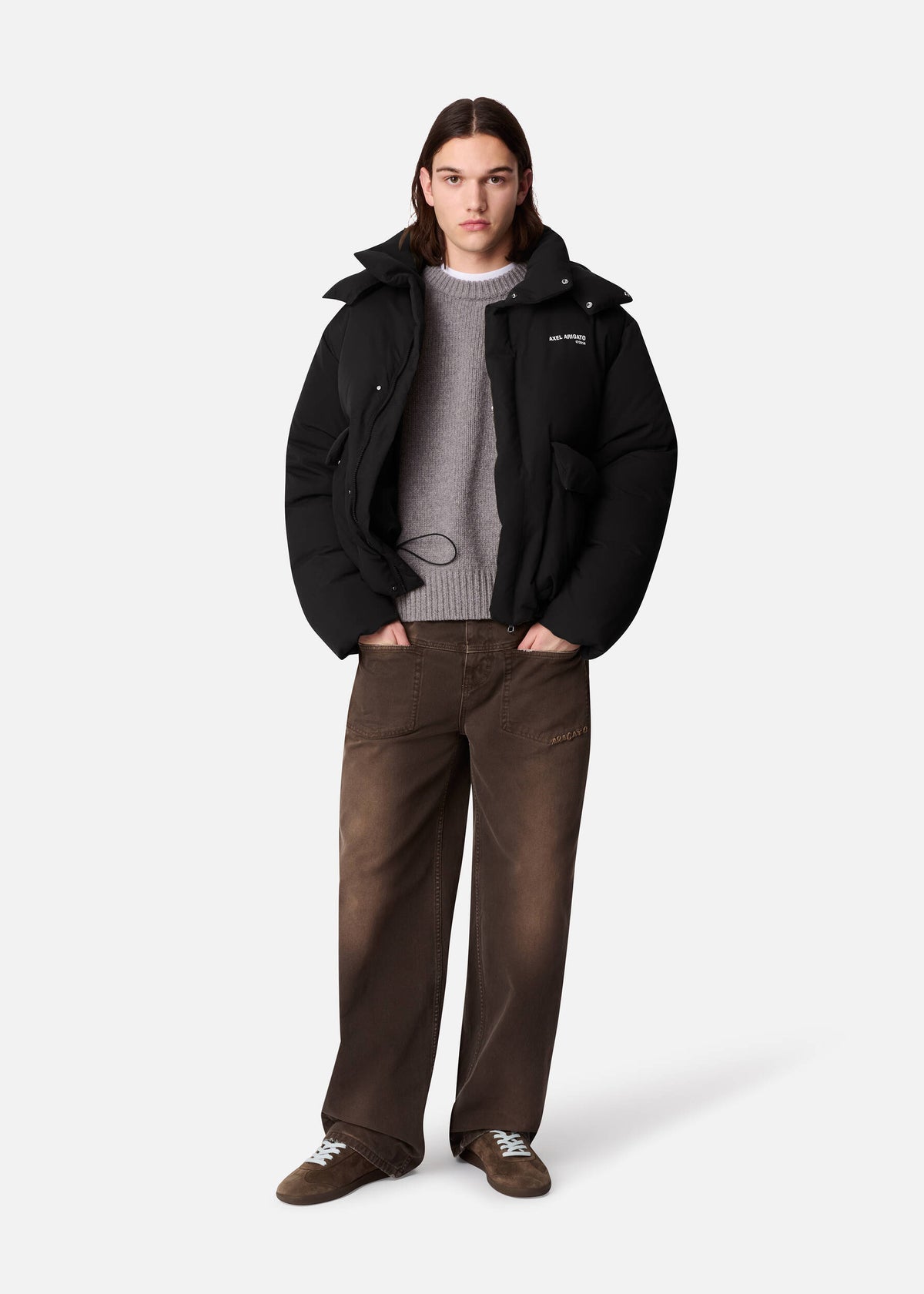 Tent Puffer Jacket - Black - image 4