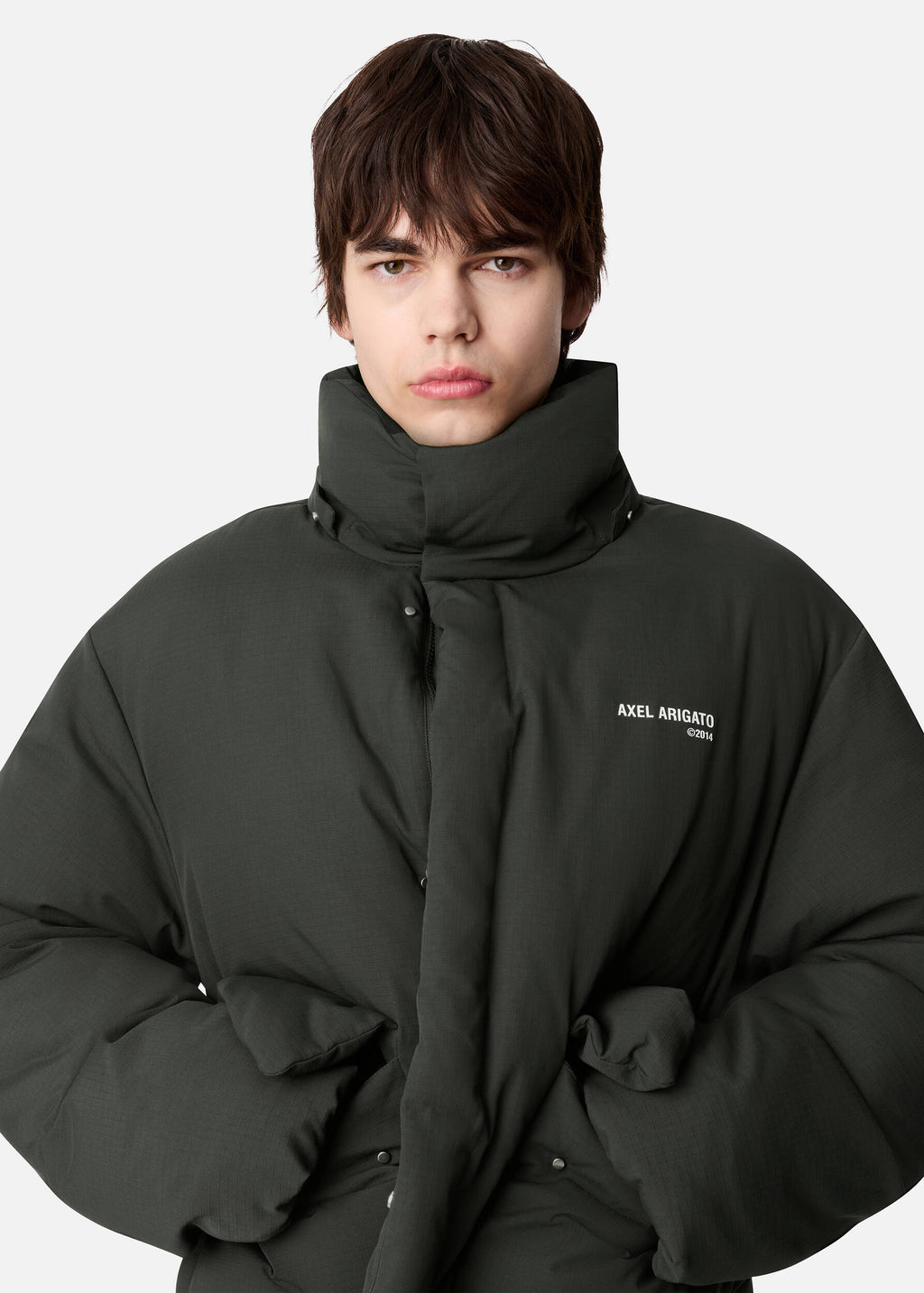 Tent Puffer Jacket - Dark Green - image 6