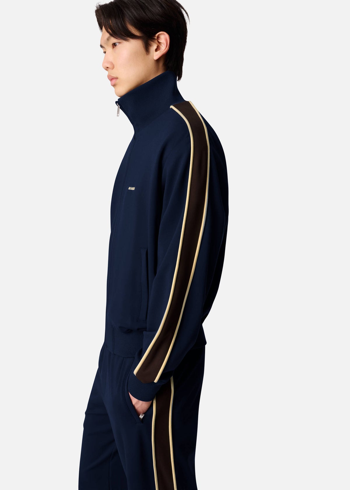 Curb Track Jacket - Navy - image 5