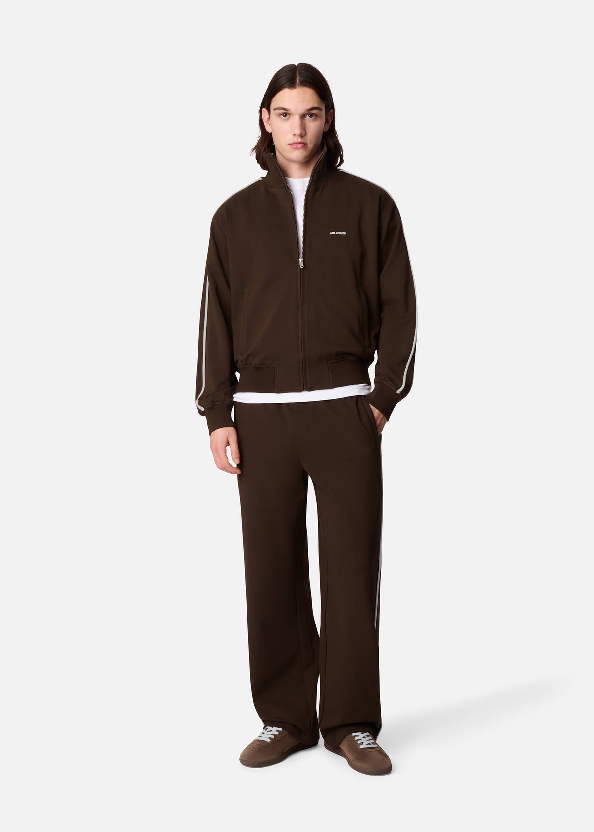 Curb Track Jacket - Brown - image 4