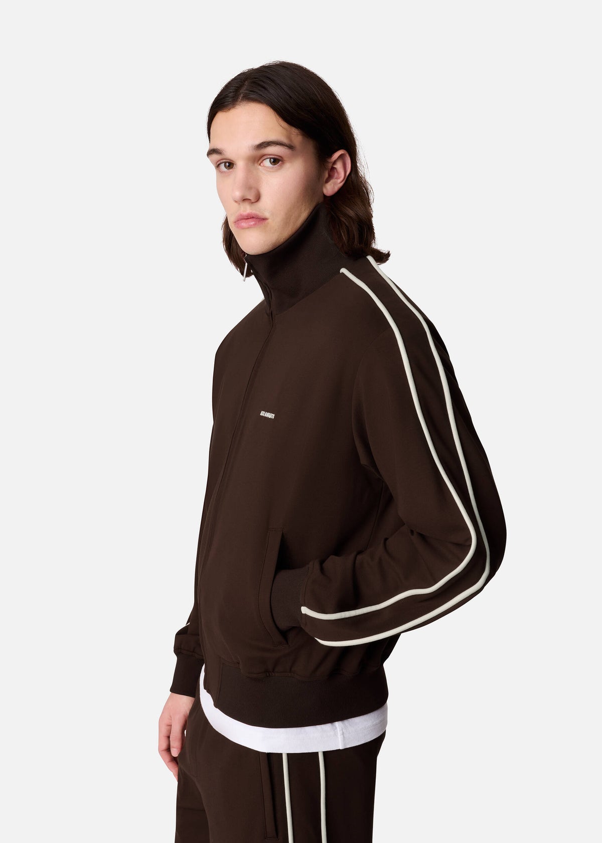 Curb Track Jacket - Brown - image 5
