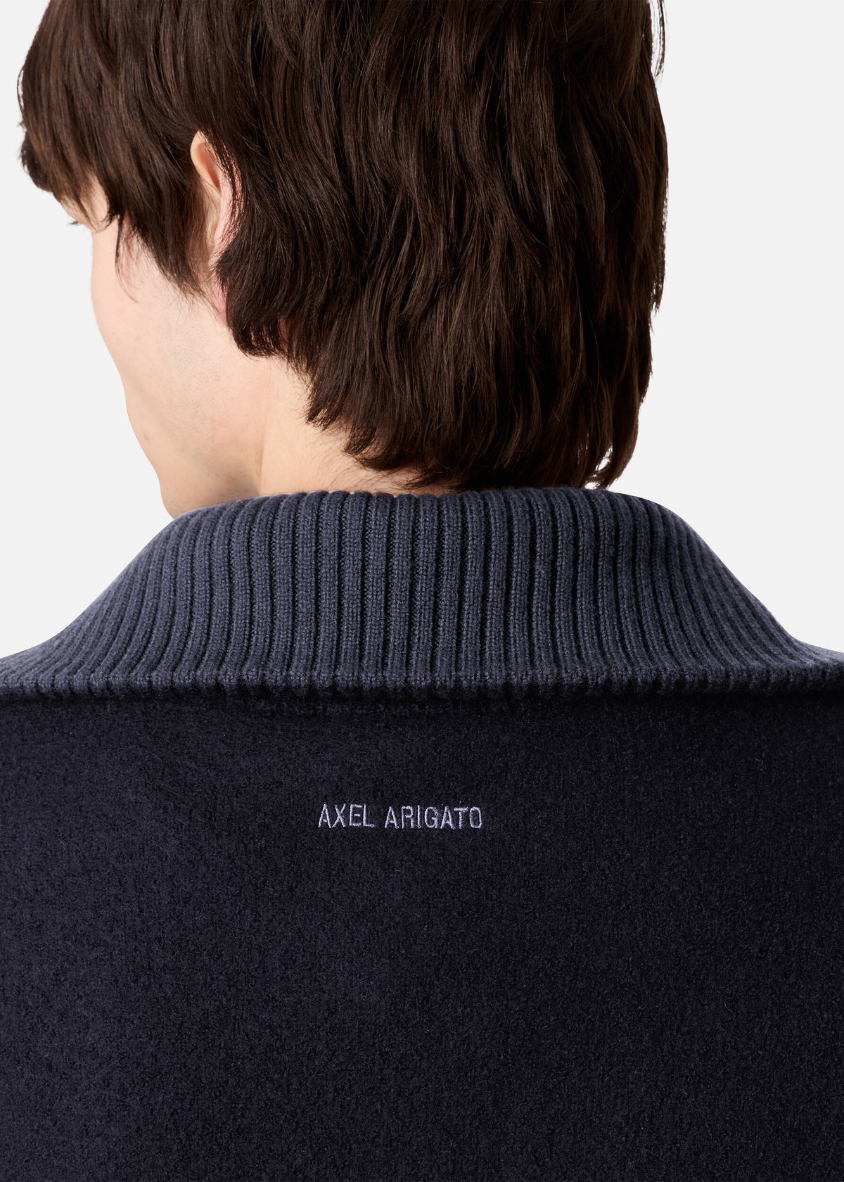 Trace Half Zip Sweater - Black/Dark Grey - image 7