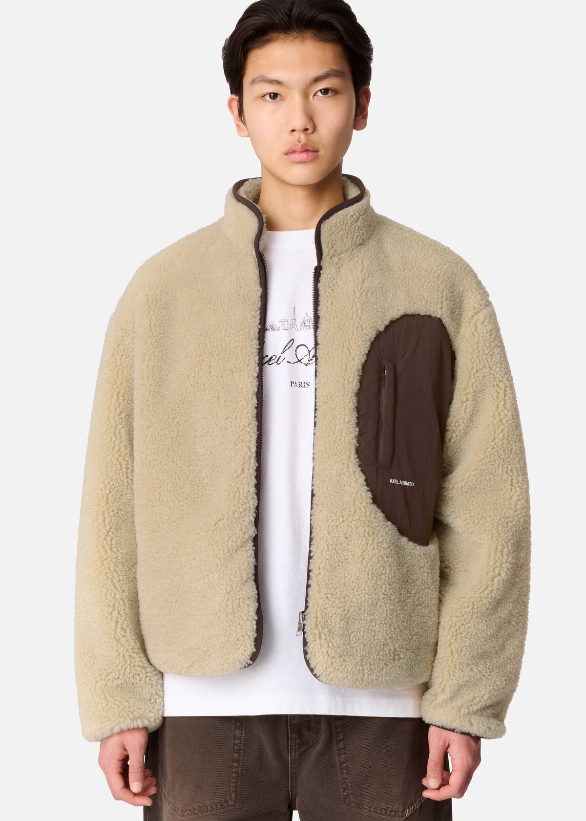 Moss Fleece Jacket - Beige - image 5