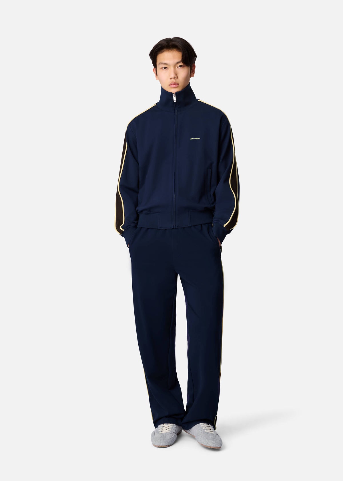 Curb Track Pants - Navy - image 4