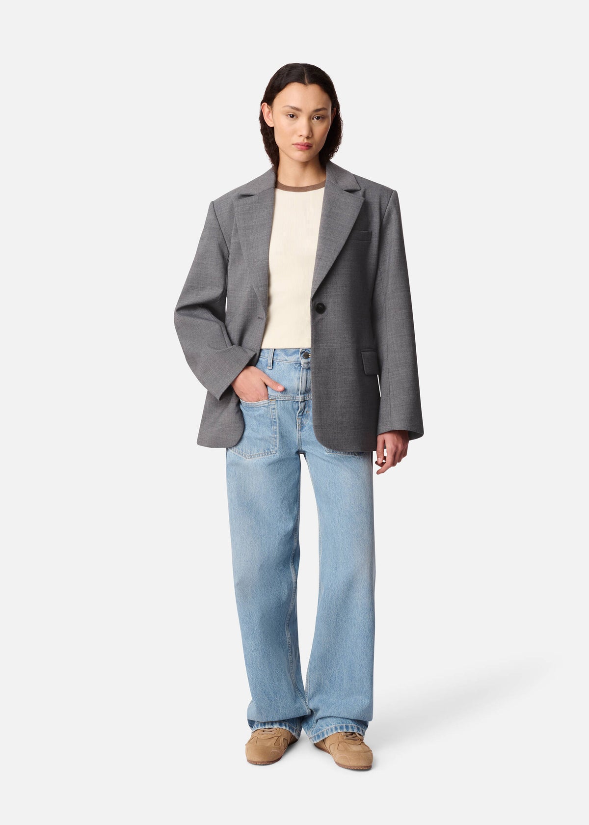Wren Blazer - Grey - image 5