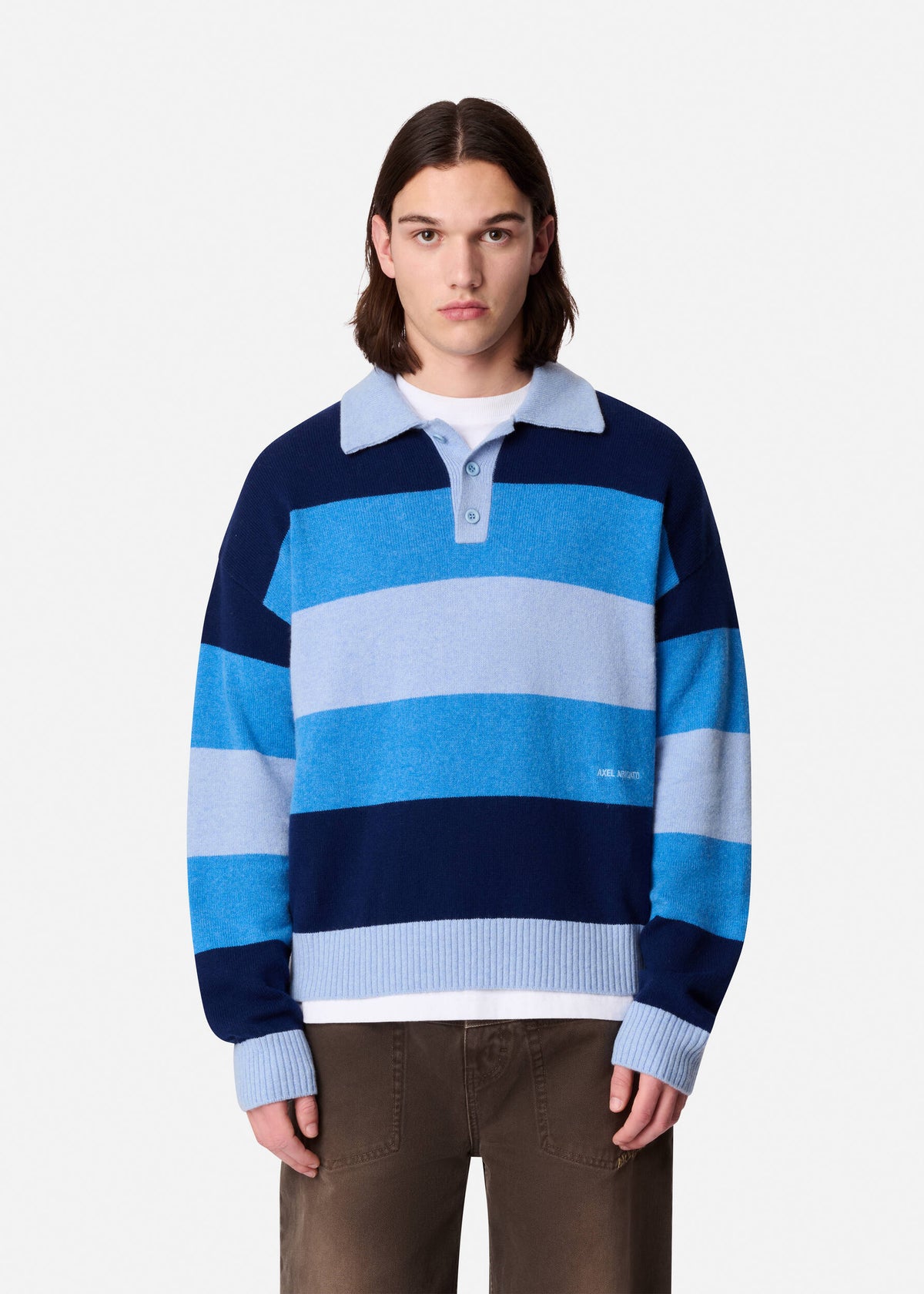 Marine Polo Sweater - Blue - image 2