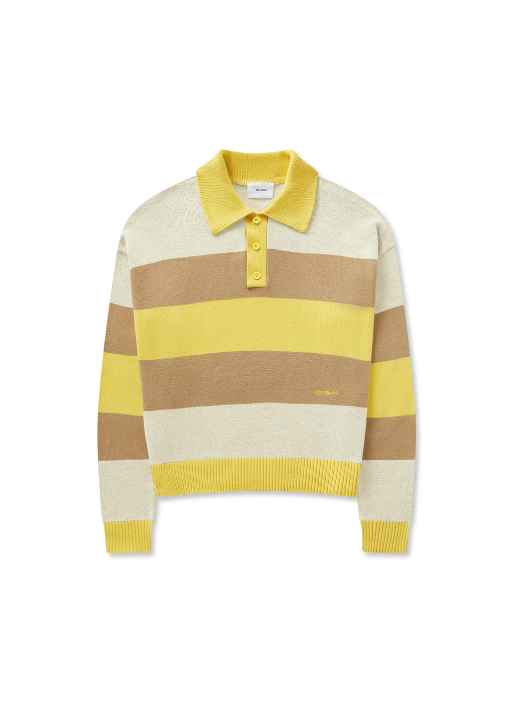 Marine Polo Sweater - Yellow/Beige - image 1