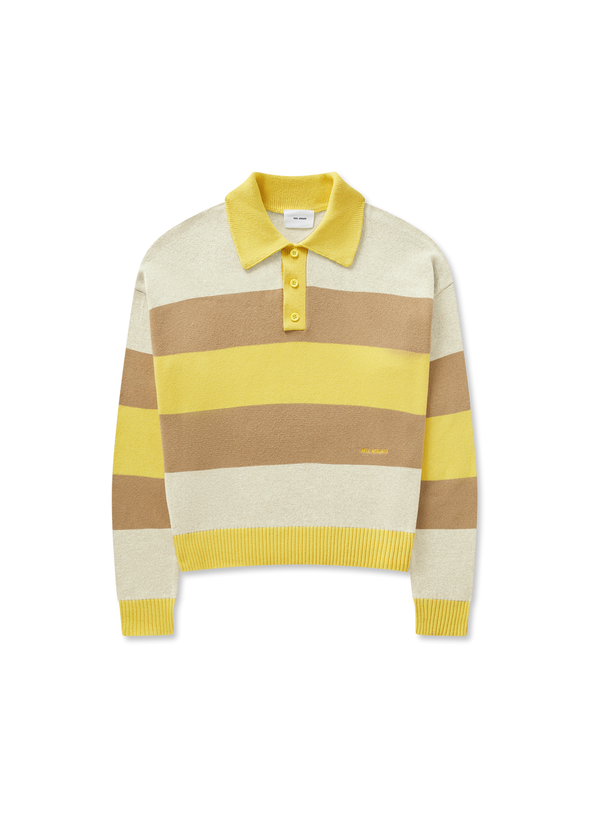 Marine Polo Sweater - Yellow/Beige - image 1