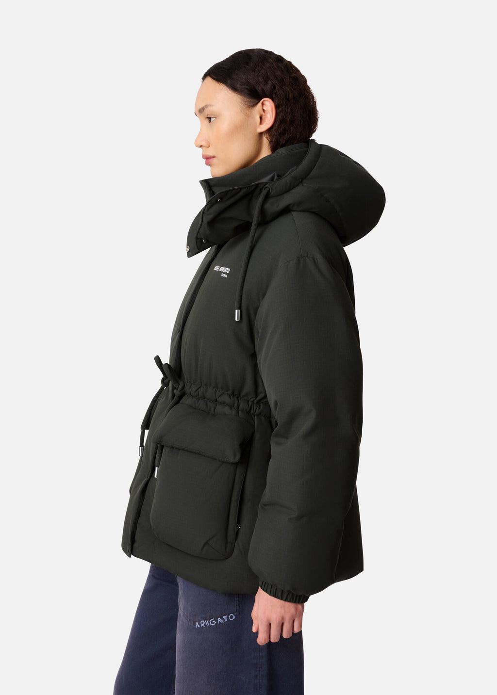 Grove Puffer Jacket - Dark Green - image 5