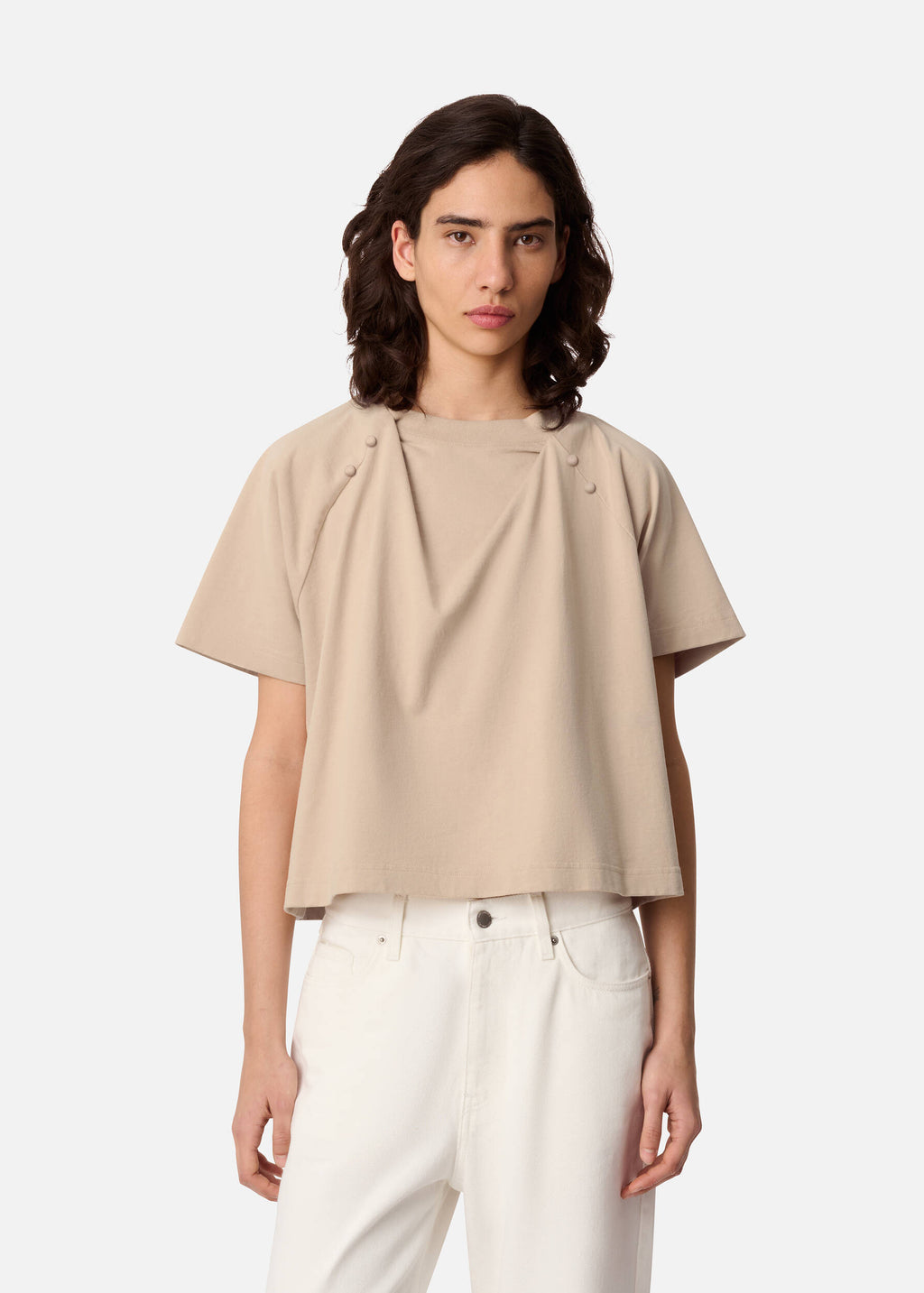 Hosta T-Shirt - Dark Beige - image 2
