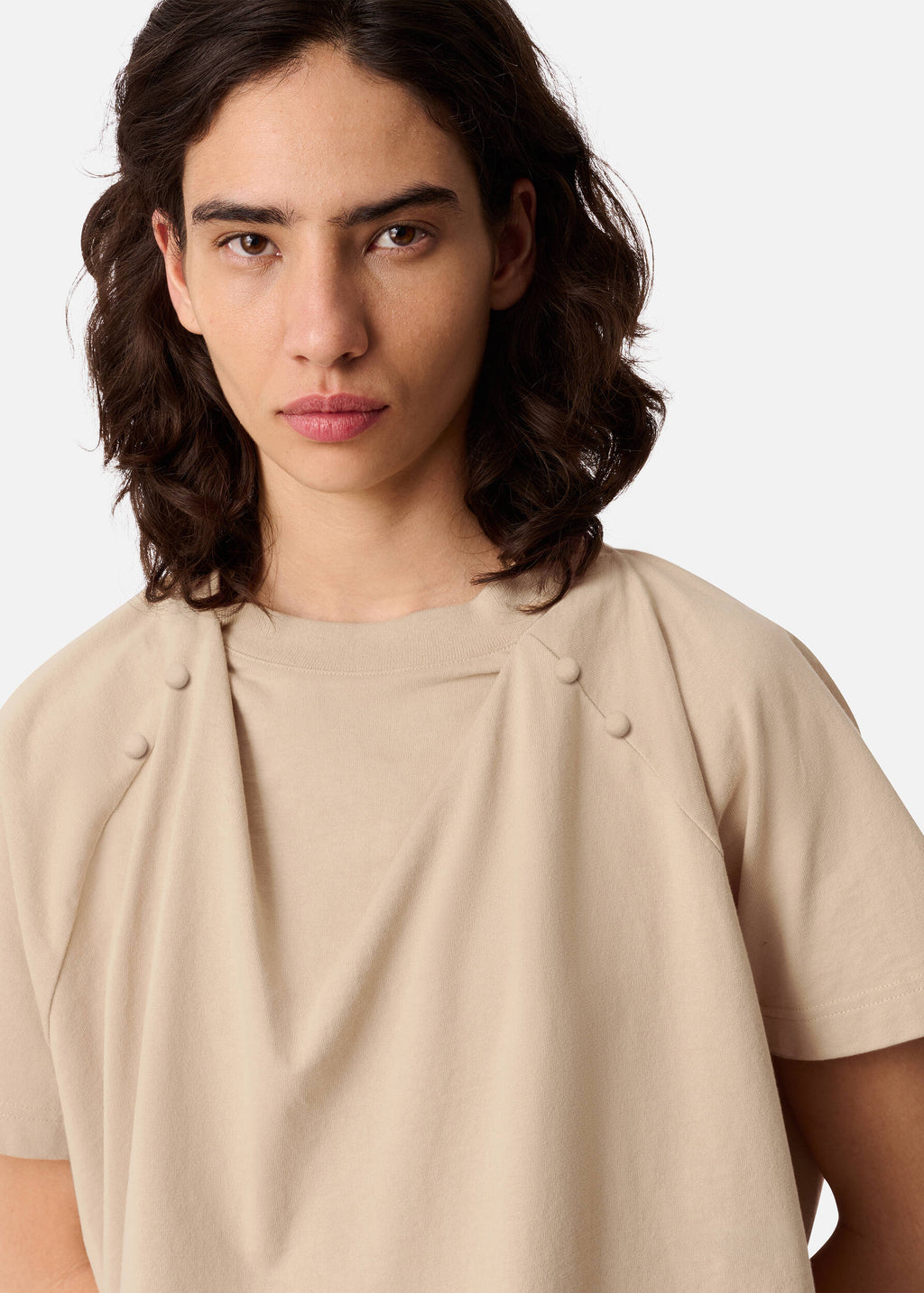 Hosta T-Shirt - Dark Beige - image 6