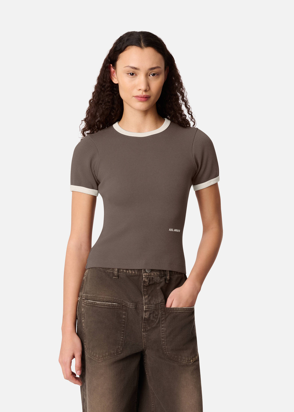 Dahlia T-Shirt - Coffee Brown - image 2