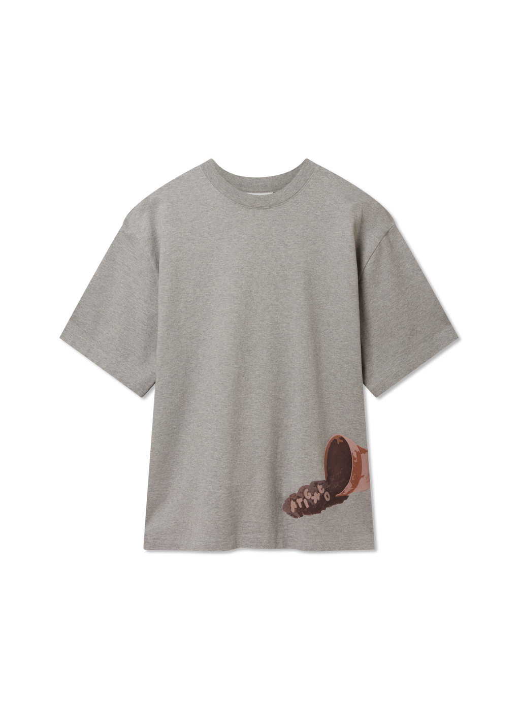 Fallen T-Shirt - Grey Melange - image 1