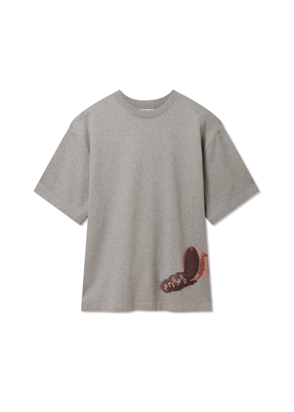 Fallen T-Shirt - Grey Melange - image 1