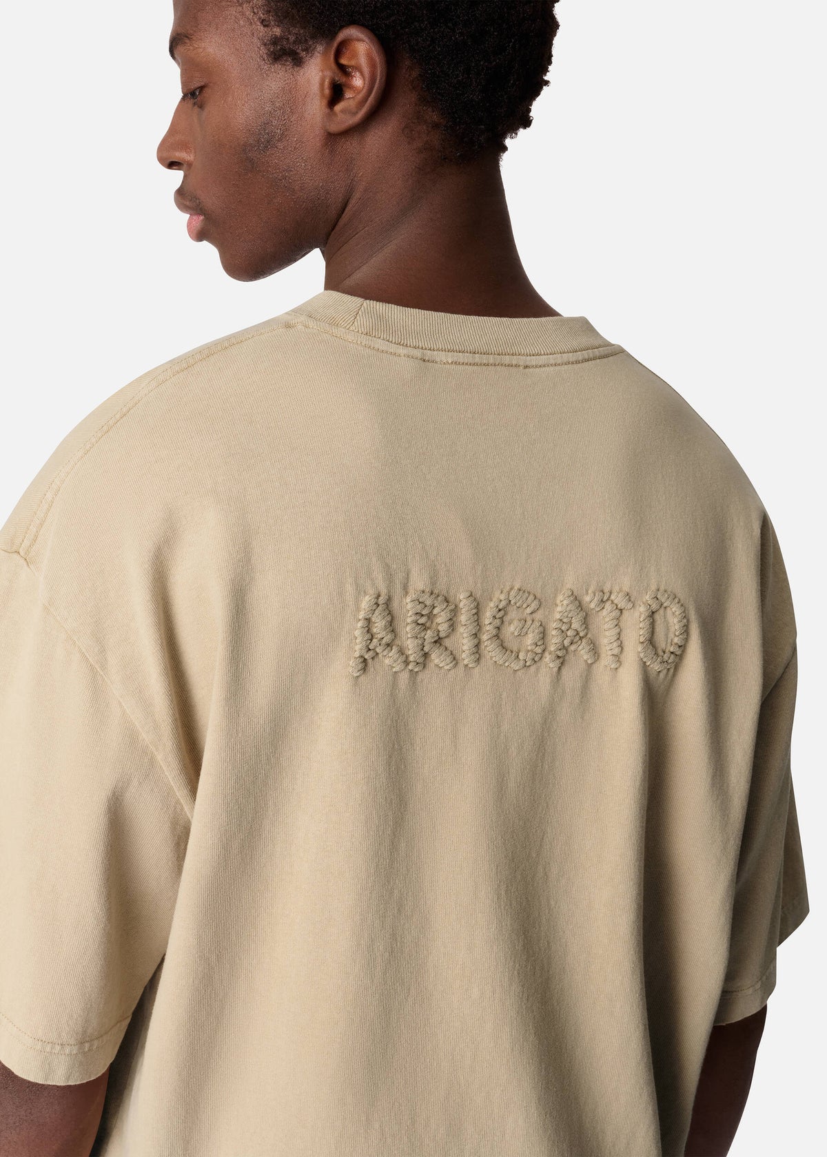 Hayden Reverse T-Shirt - Dark Beige - image 5