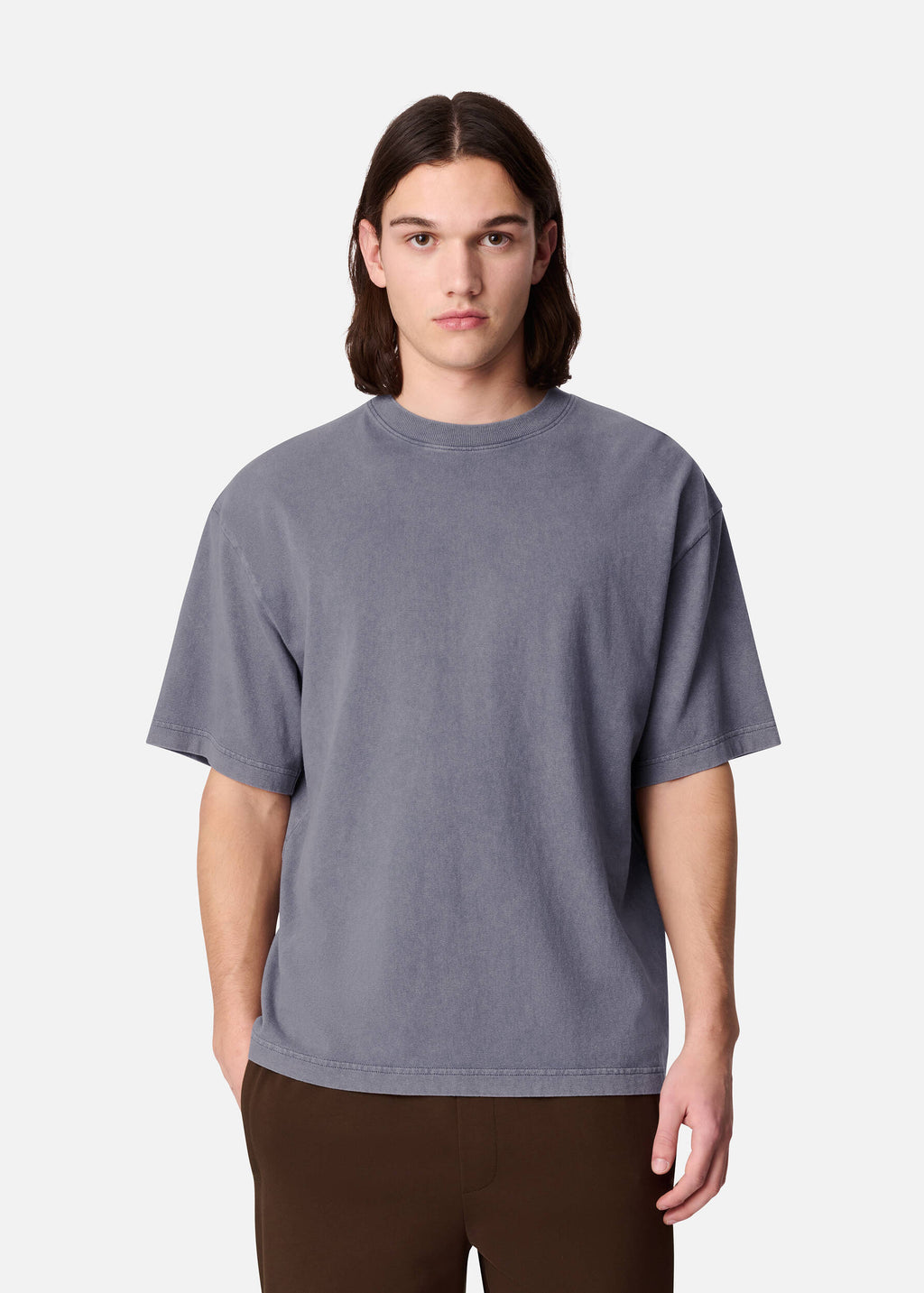 Hayden Reverse T-Shirt - Smoke Grey - image 2