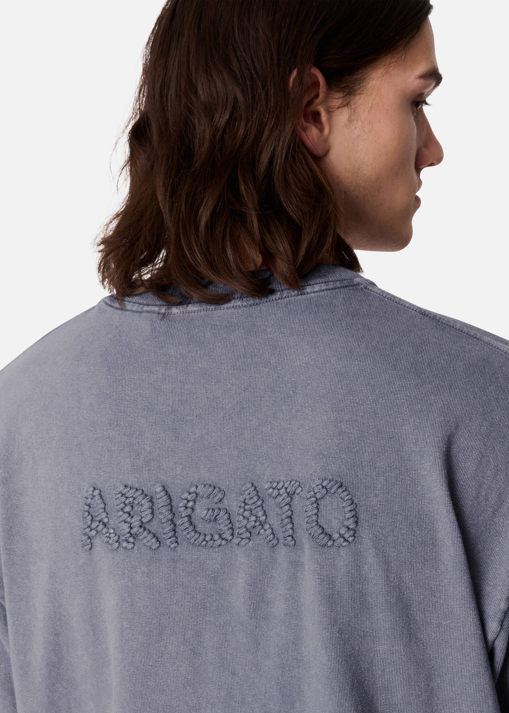 Hayden Reverse T-Shirt - Smoke Grey - image 5