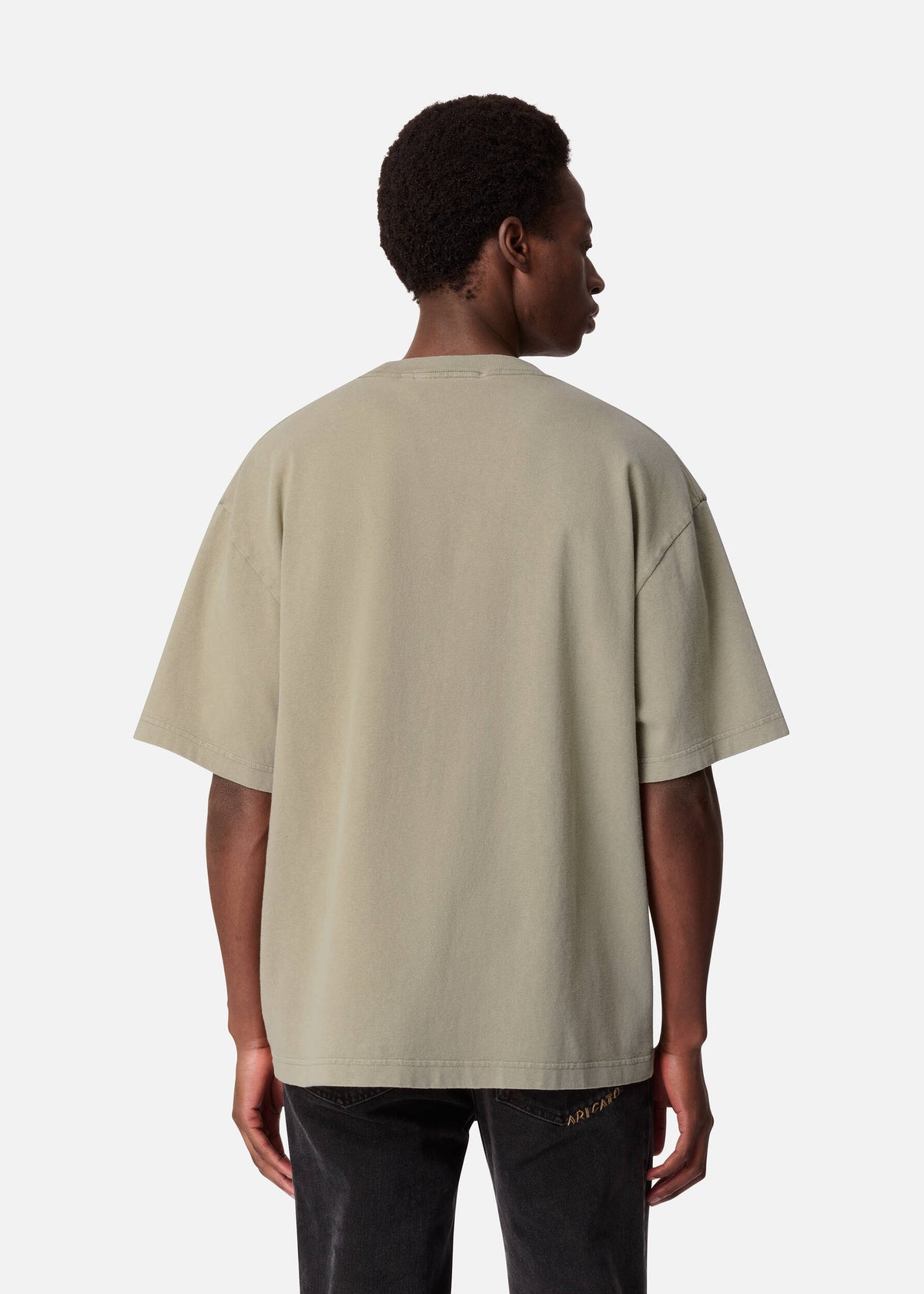 LDN Washed Sky T-Shirt - Olive Green - image 3