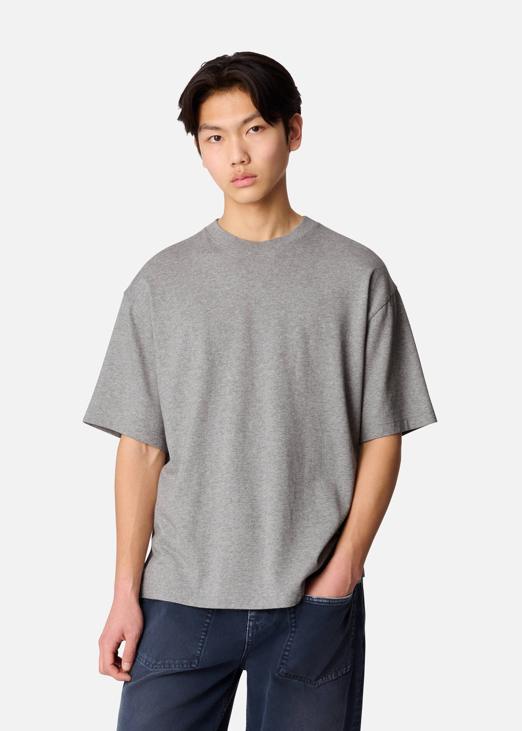 Baseline T-Shirt - Grey Melange - image 2