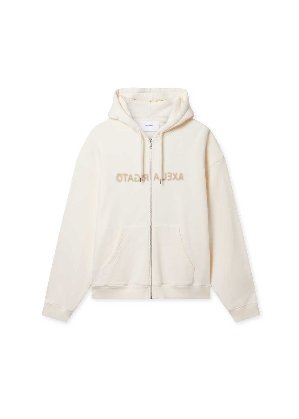 Rhys Zip Thru Hoodie - Cream - image 1