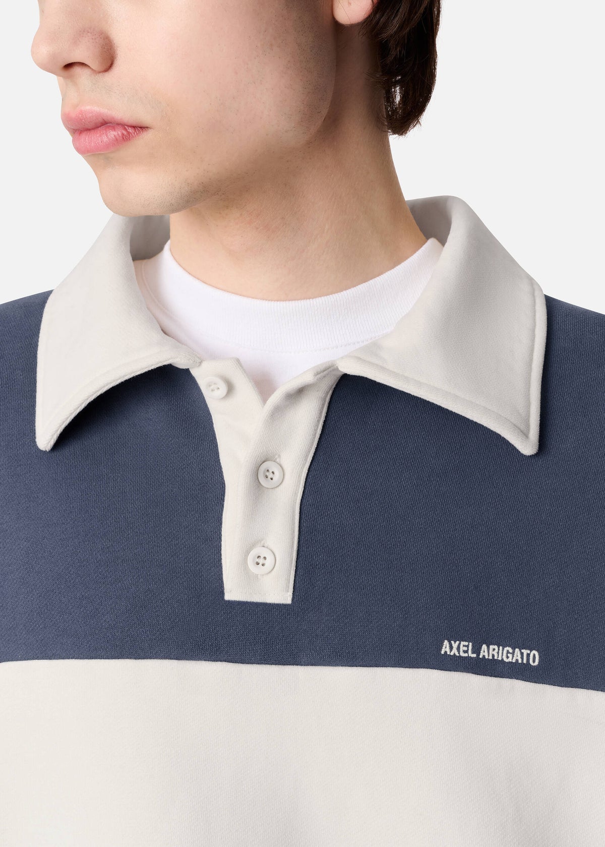 Anchor Polo Sweater - Blue - image 5