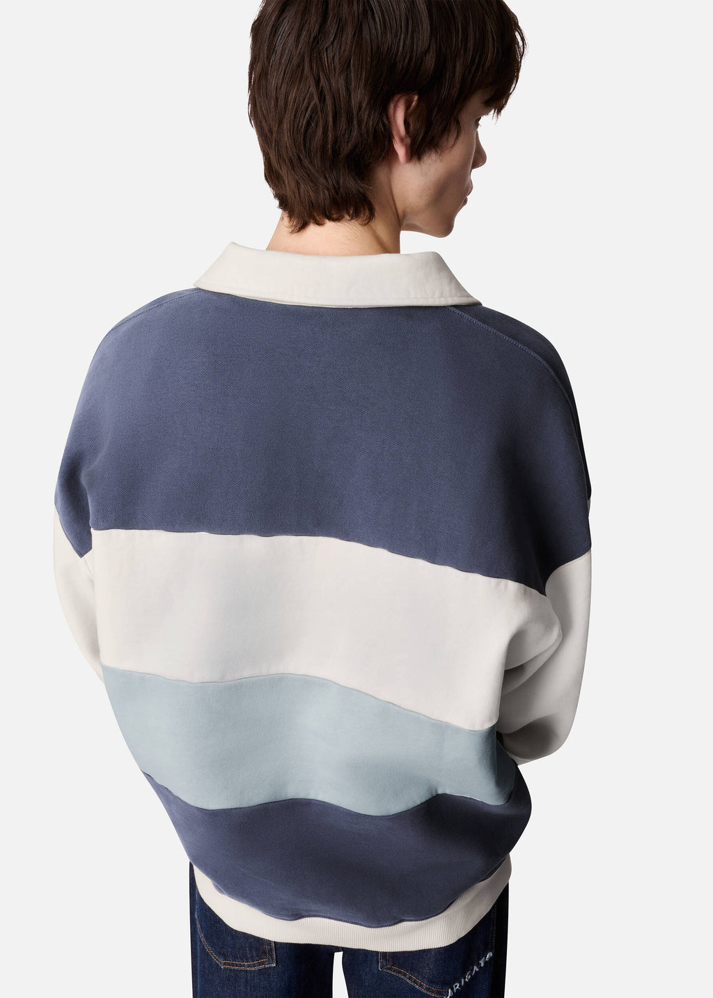 Anchor Polo Sweater - Blue - image 6