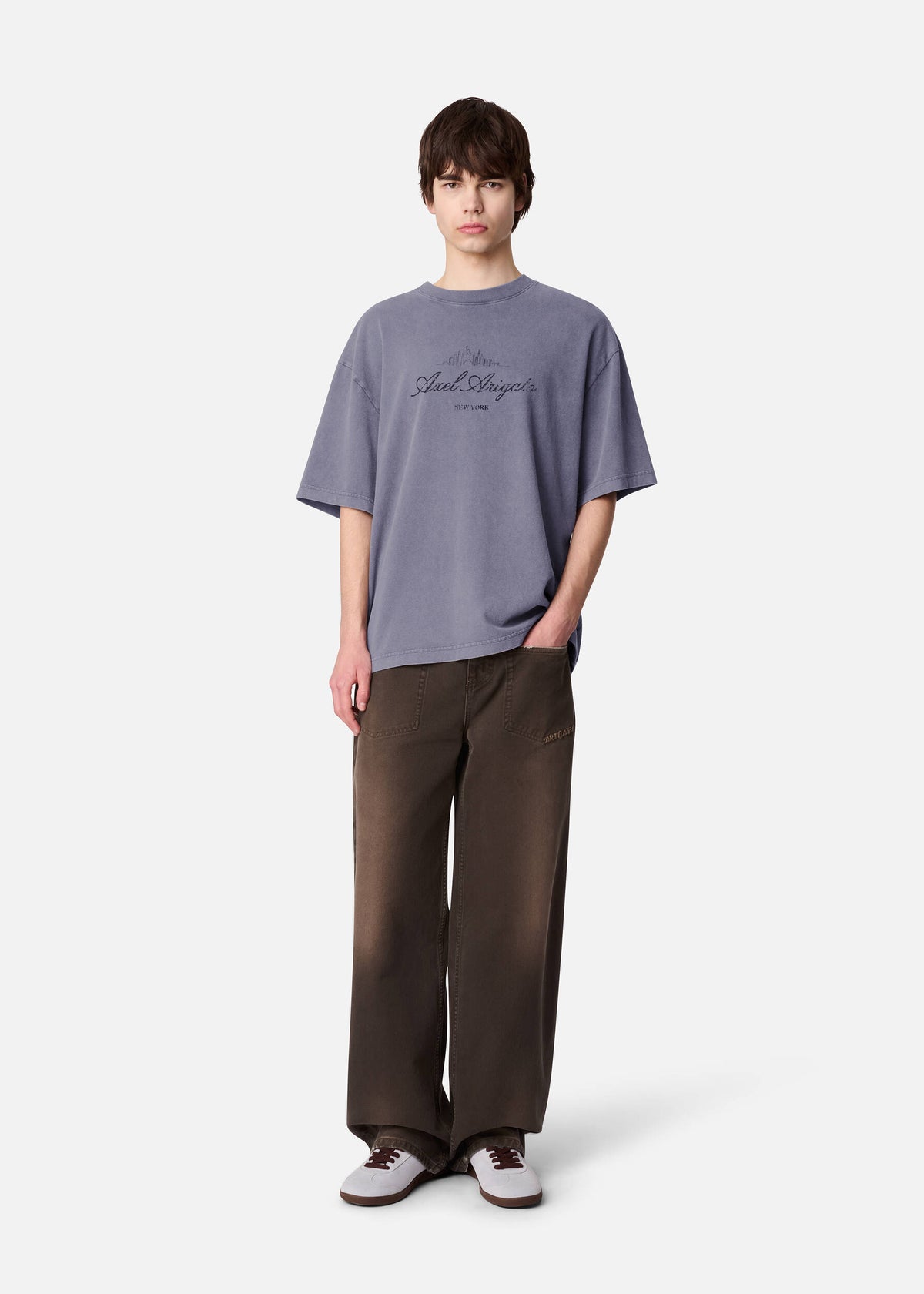 NYC Washed Sky T-Shirt - Smoke Grey - image 4